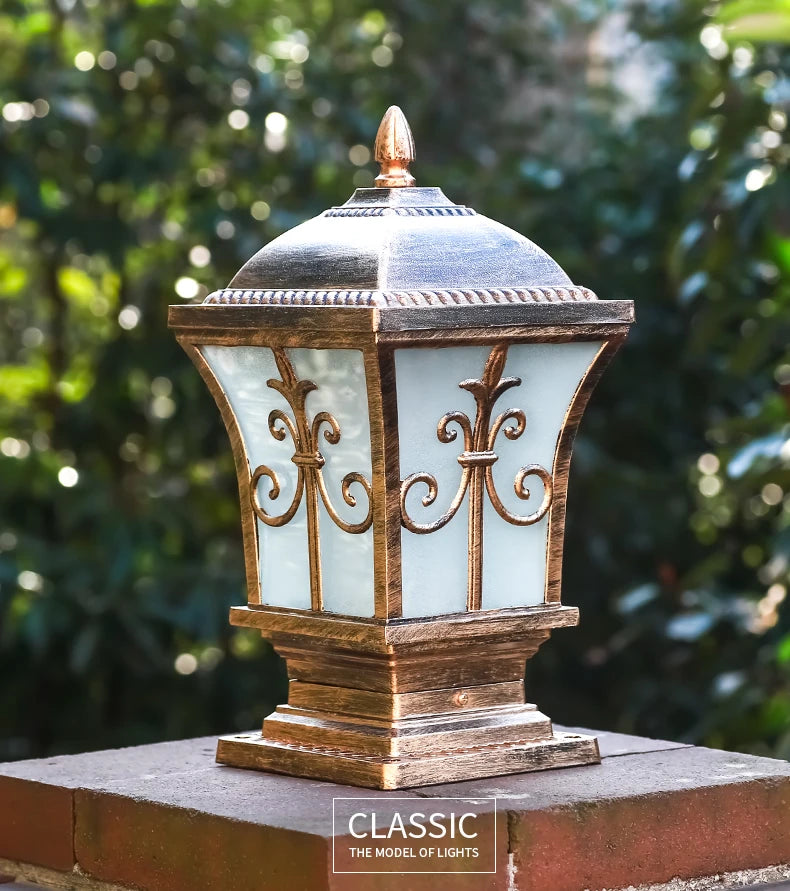 Uae Product Hub European Garden Lights, Gate Pillar Lights