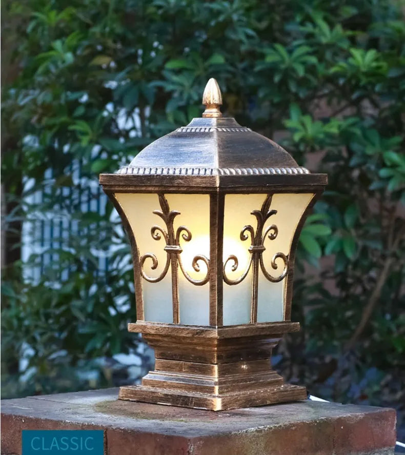 Uae Product Hub European Garden Lights, Gate Pillar Lights